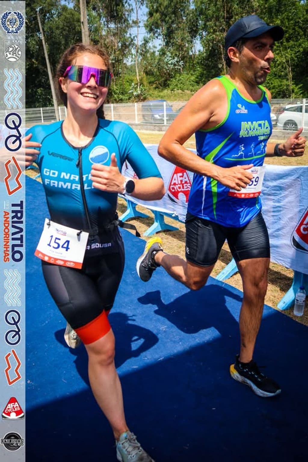 Atleta com o dorsal 154