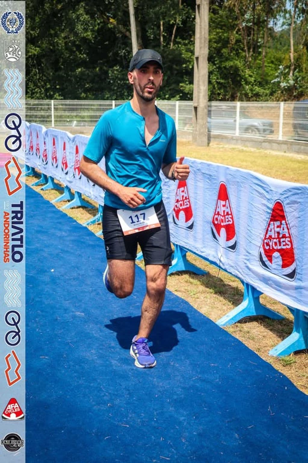 Atleta com o dorsal 117