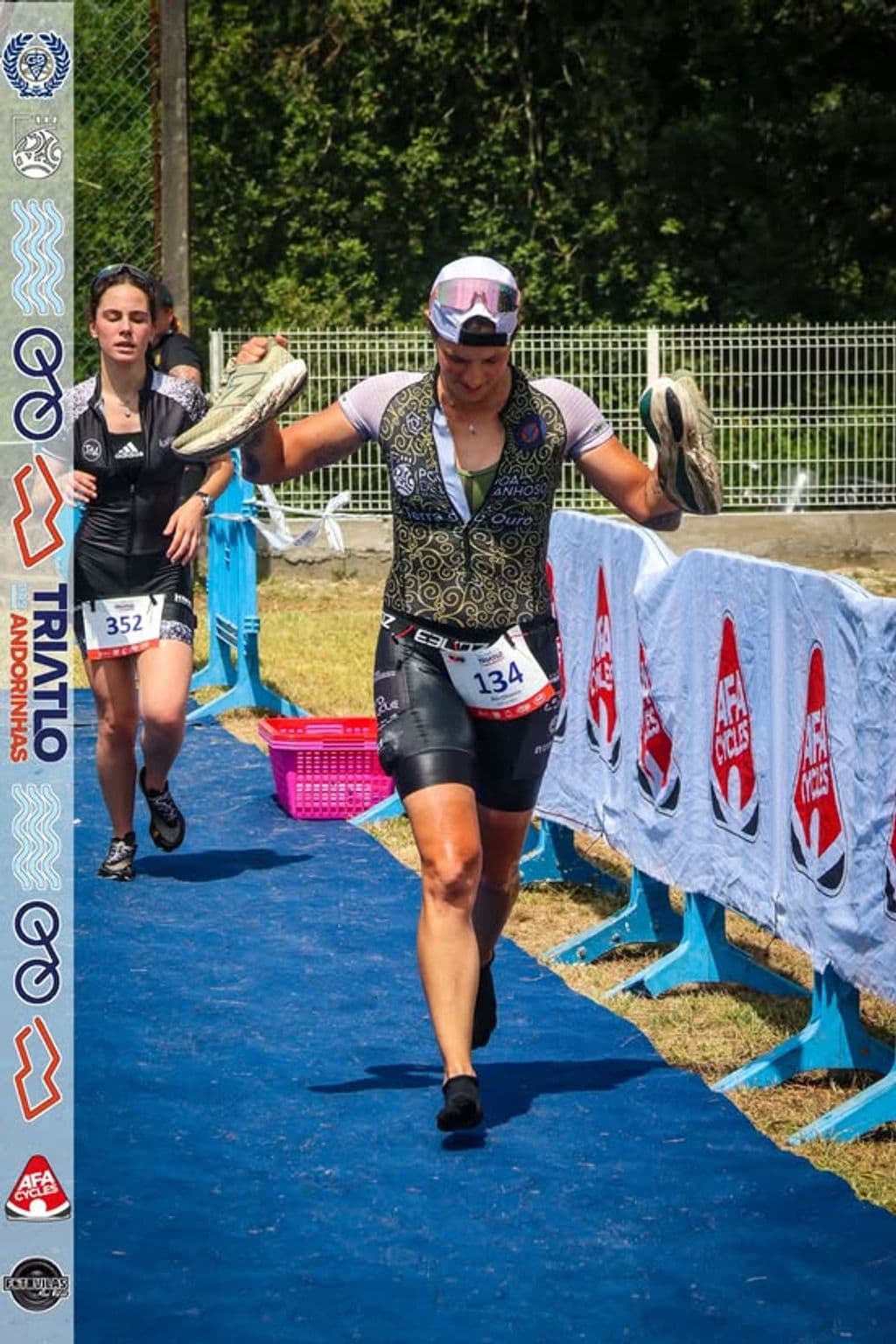 Atleta com o dorsal 134