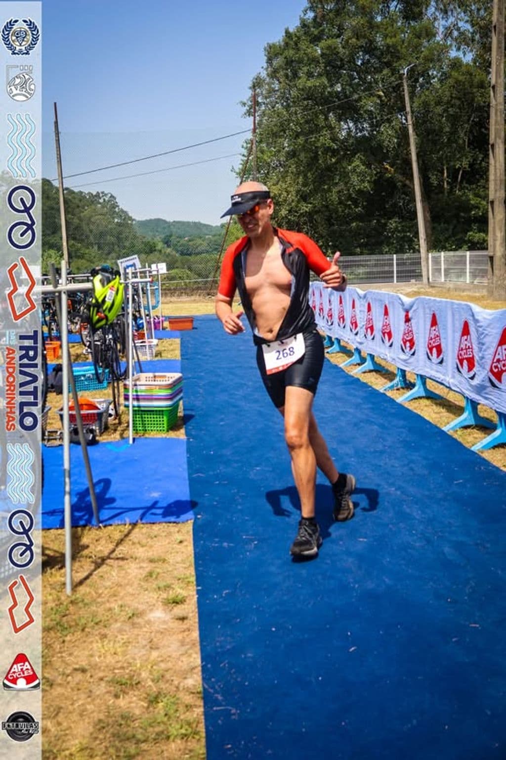 Atleta com o dorsal 268