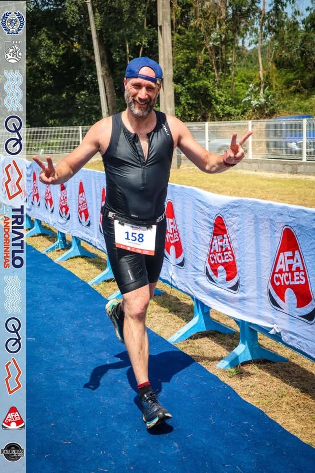 Atleta com o dorsal 158