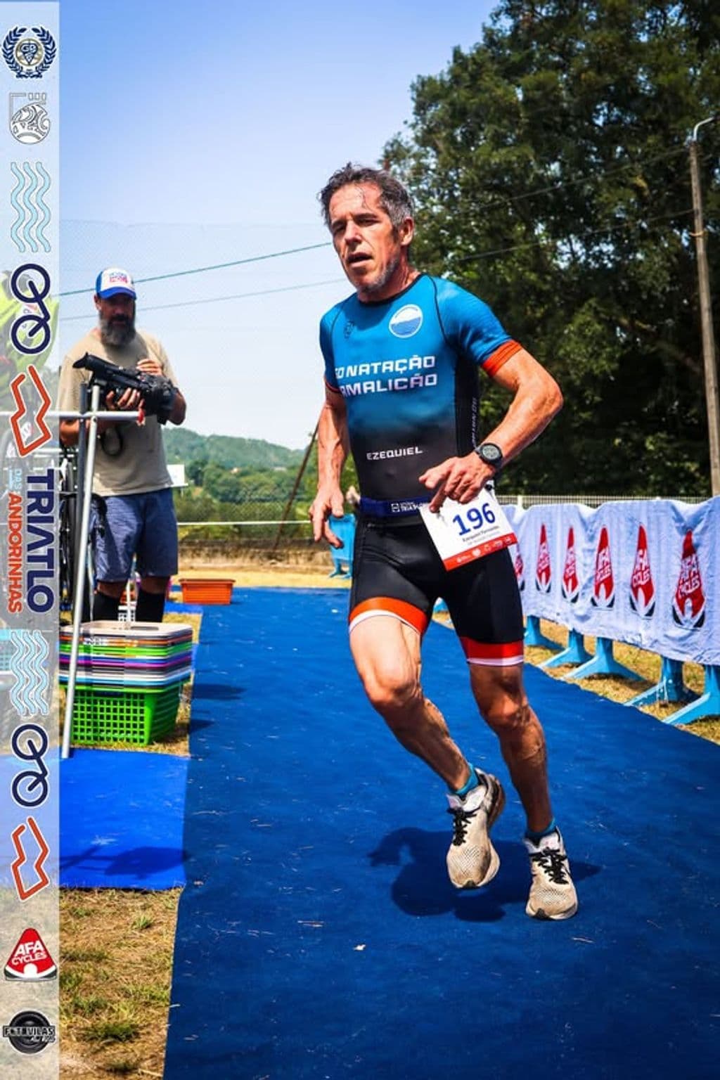 Atleta com o dorsal 196