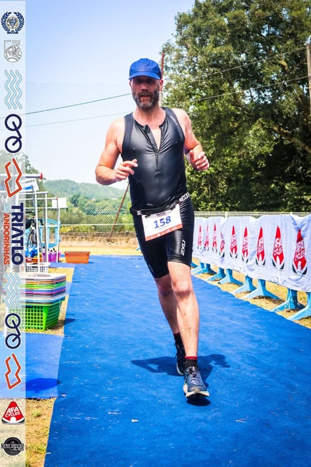 Atleta com o dorsal 158