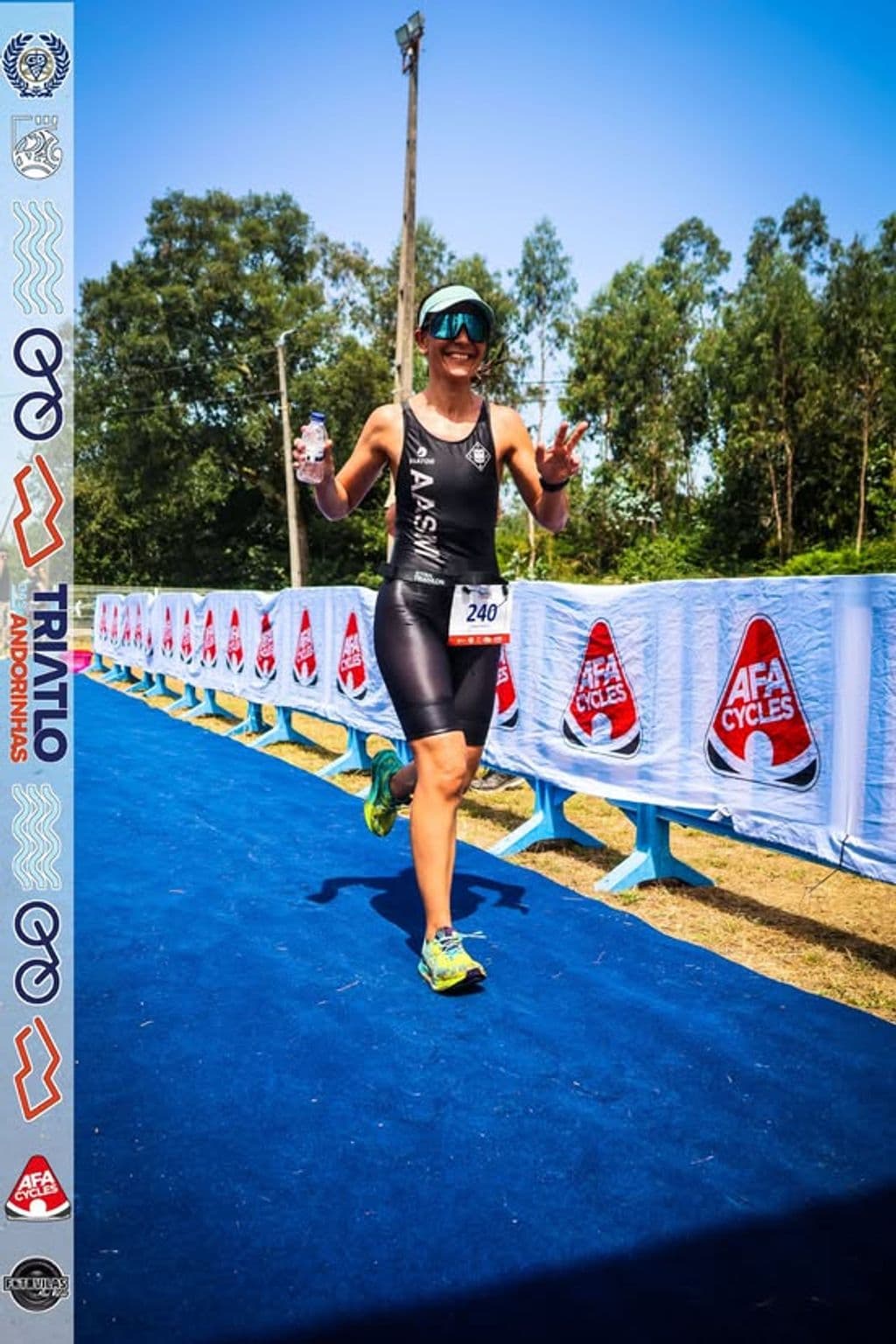 Atleta com o dorsal 240