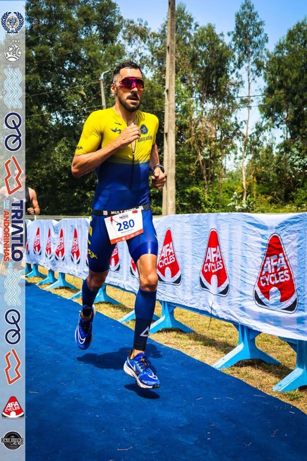 Atleta com o dorsal 280