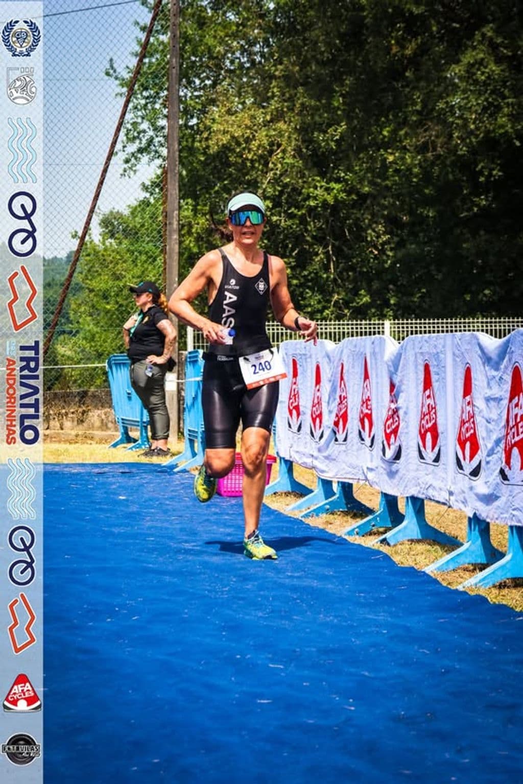 Atleta com o dorsal 240