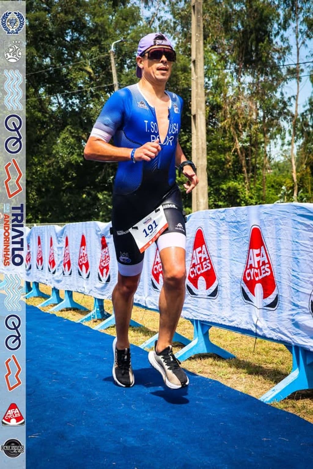Atleta com o dorsal 191