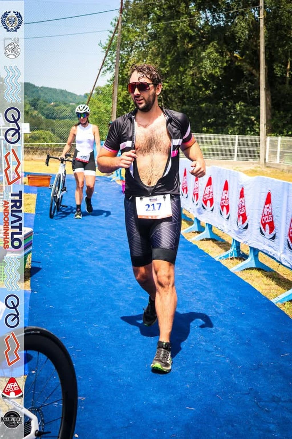 Atleta com o dorsal 217