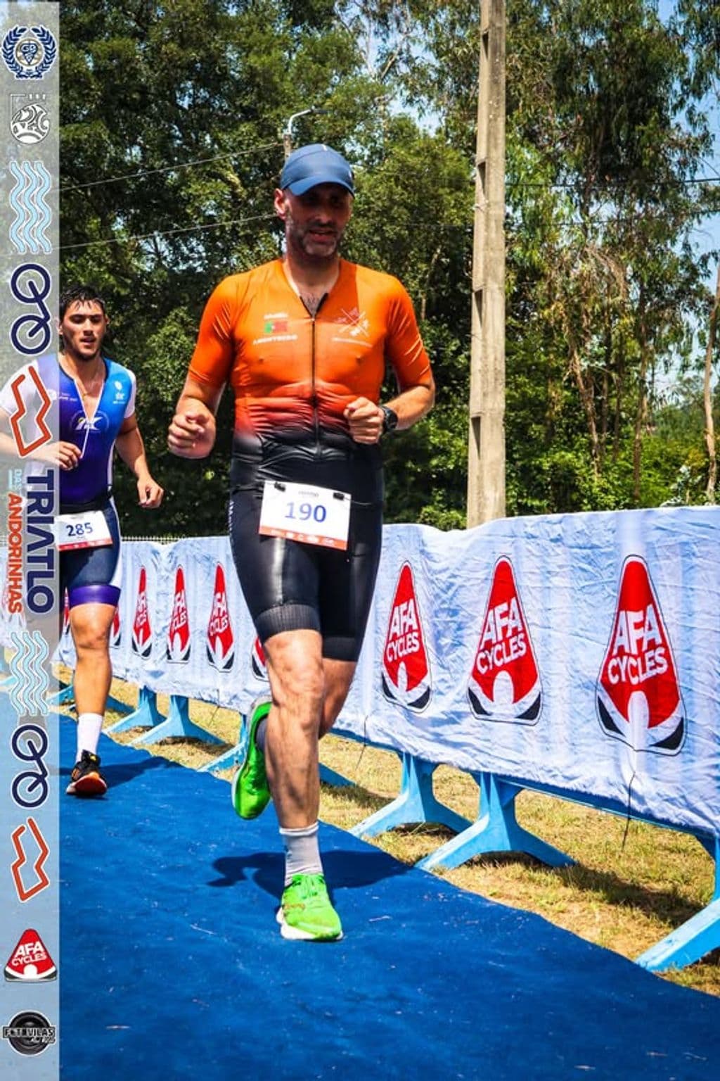 Atleta com o dorsal 190
