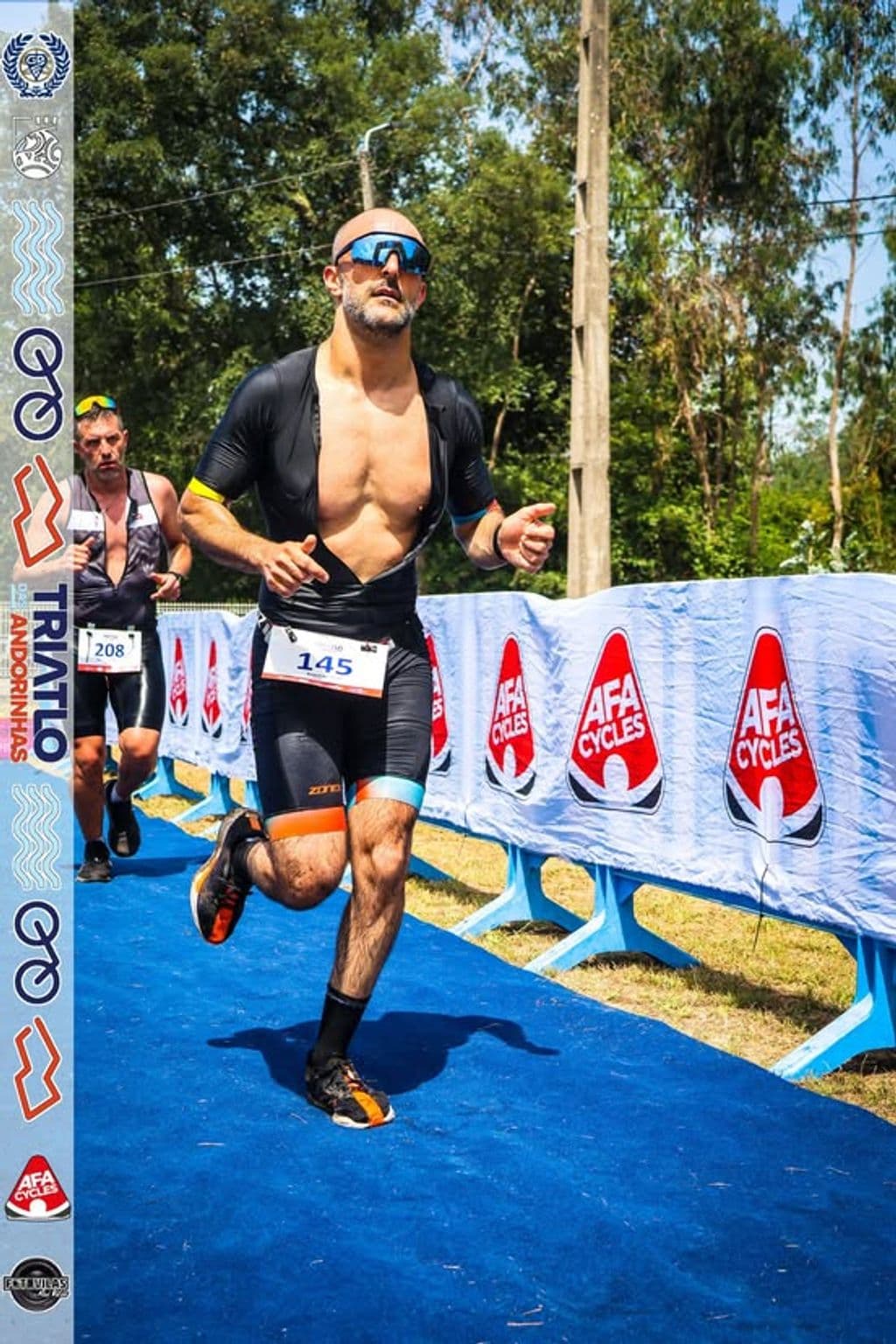 Atleta com o dorsal 145