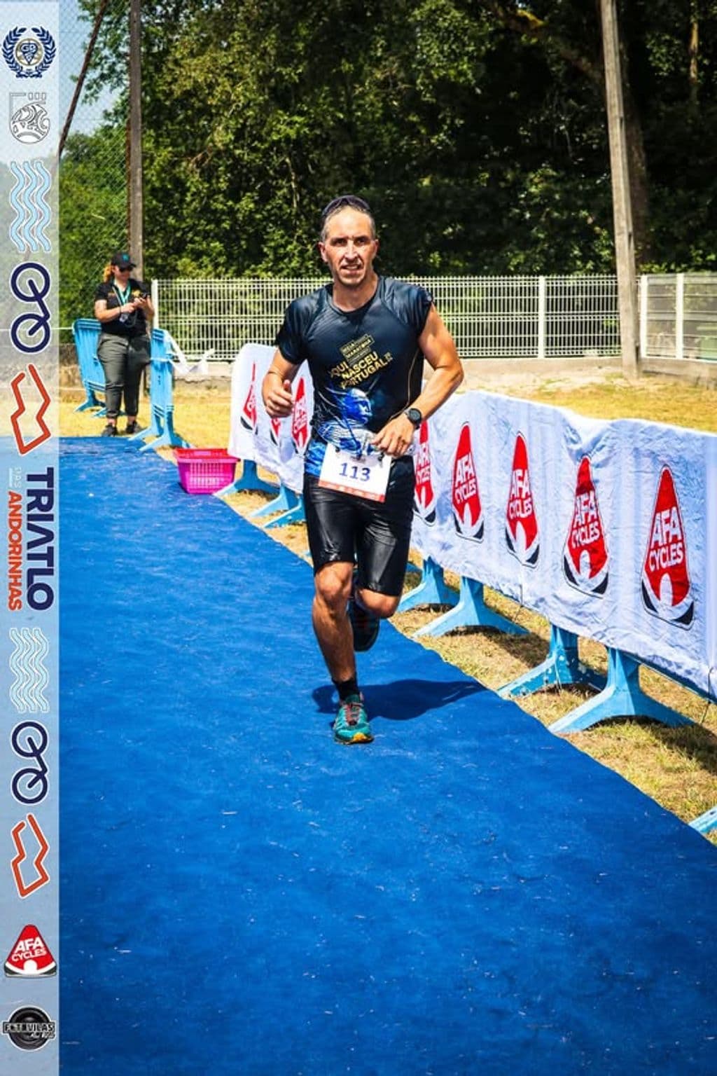 Atleta com o dorsal 113