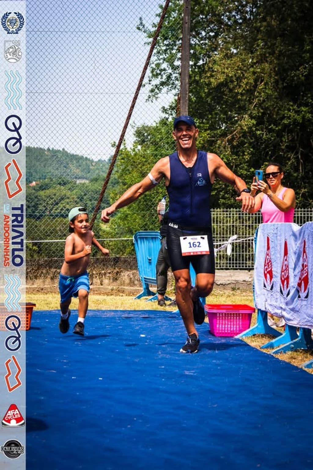 Atleta com o dorsal 162