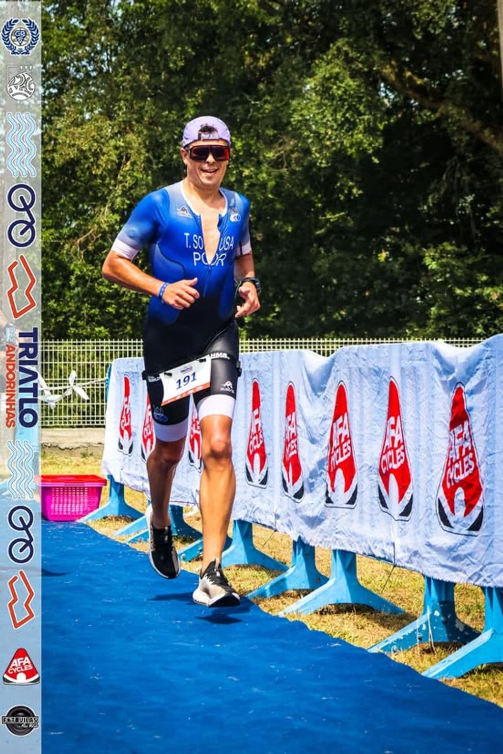 Atleta com o dorsal 191