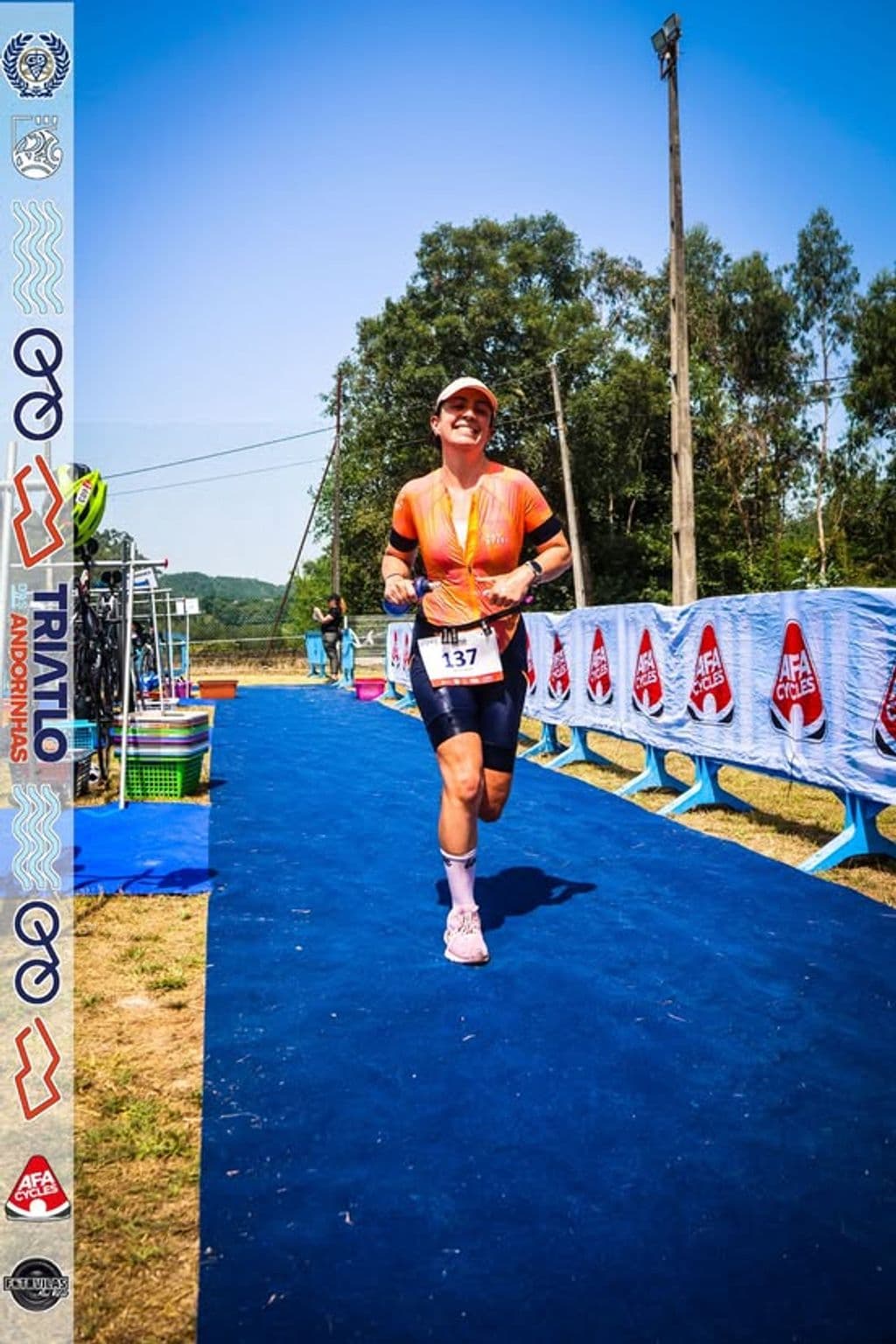 Atleta com o dorsal 137