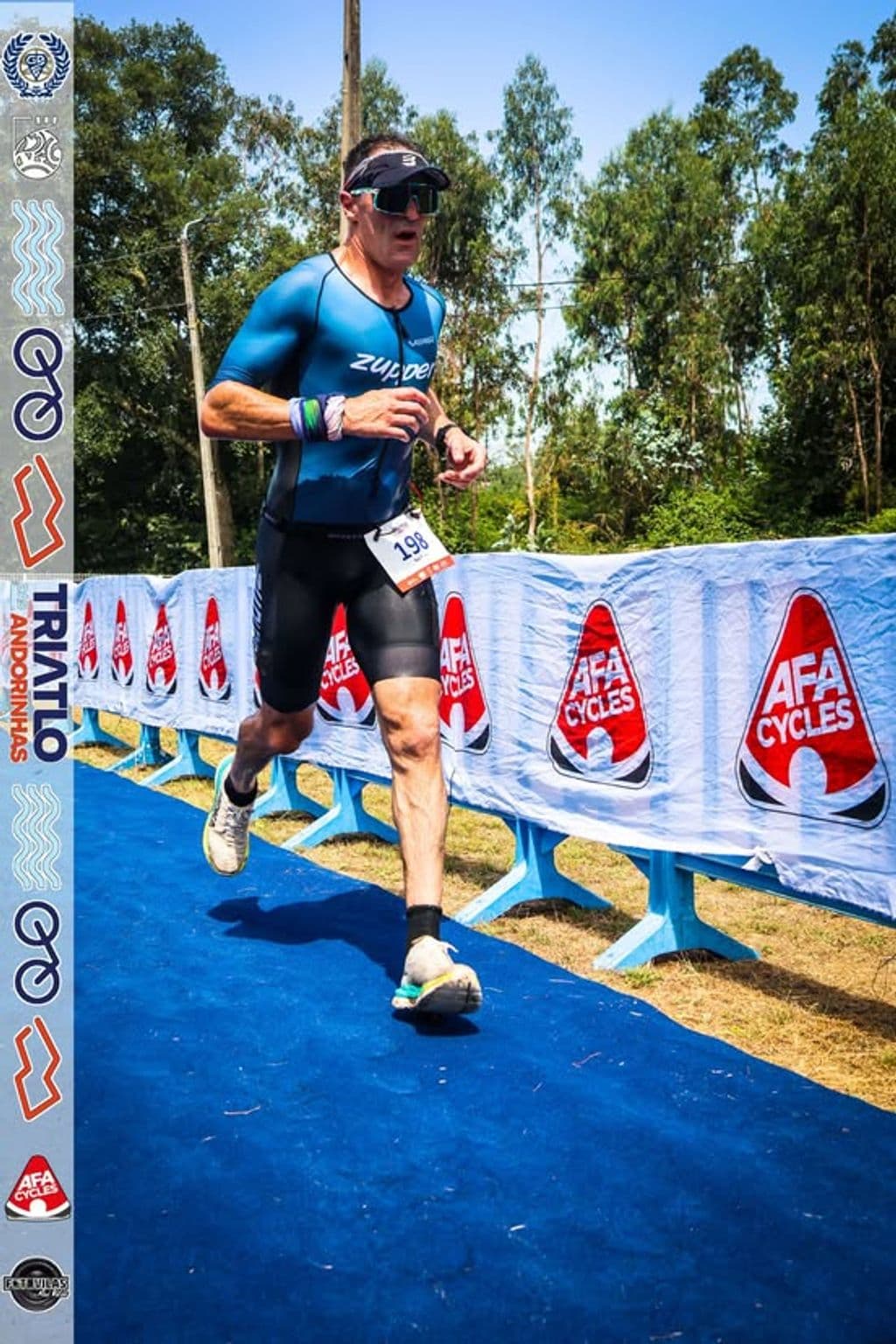 Atleta com o dorsal 198
