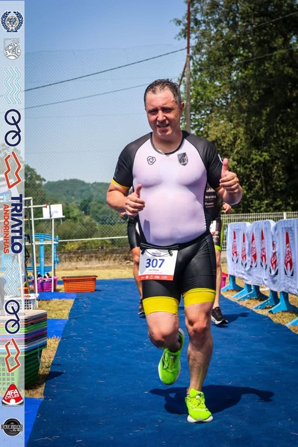 Atleta com o dorsal 307