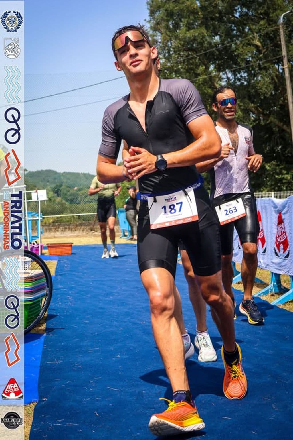 Atleta com o dorsal 187