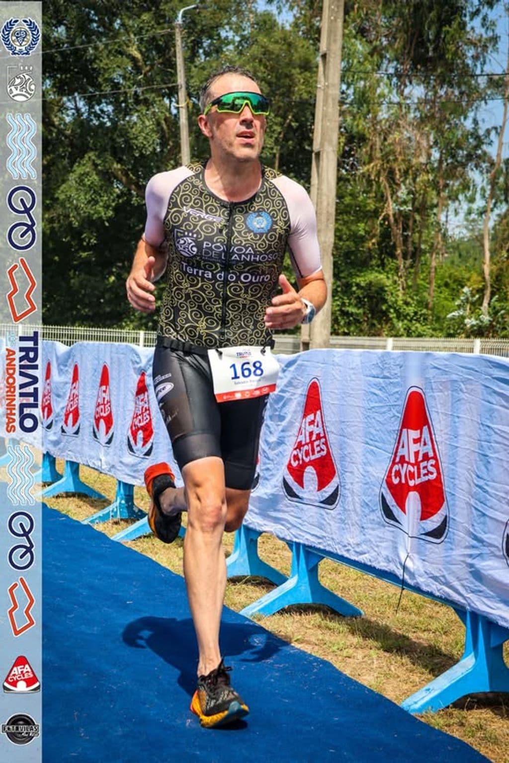 Atleta com o dorsal 168