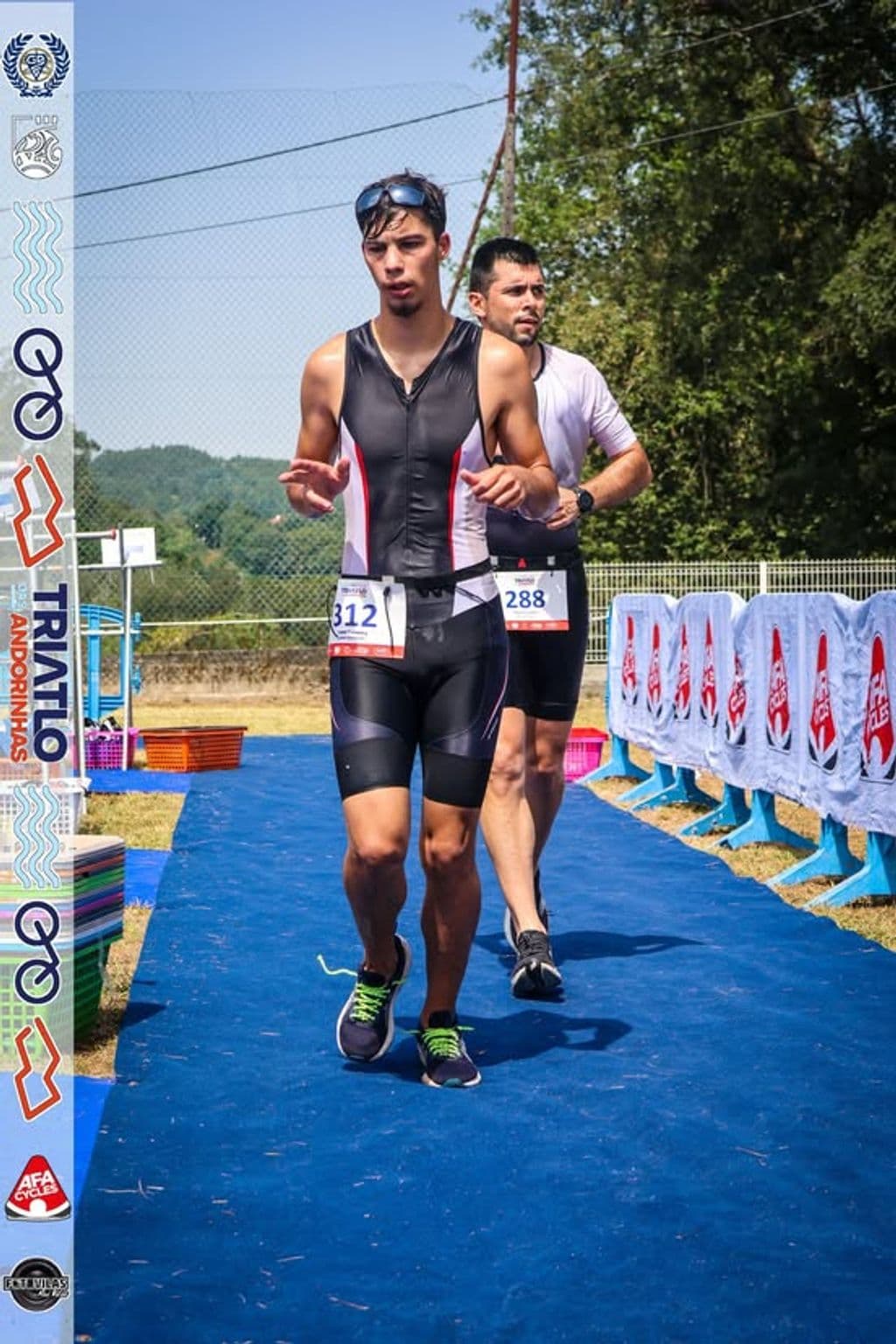 Atleta com o dorsal 312