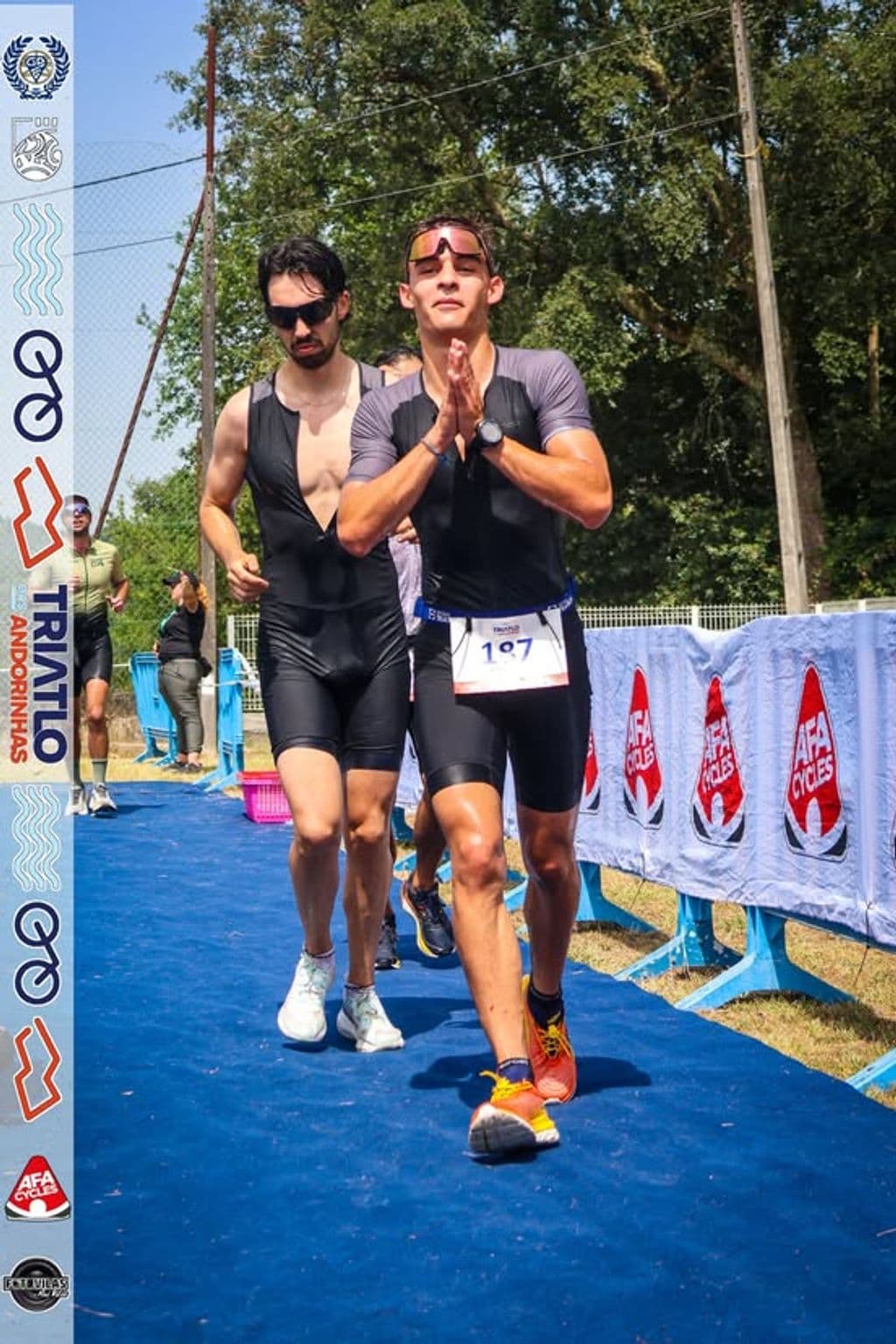 Atleta com o dorsal 187