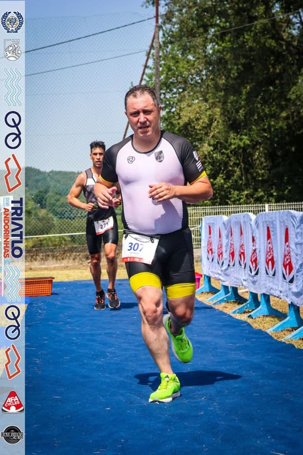 Atleta com o dorsal 307