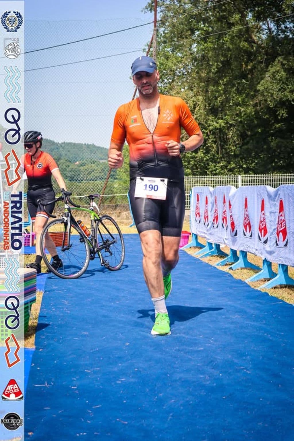 Atleta com o dorsal 190