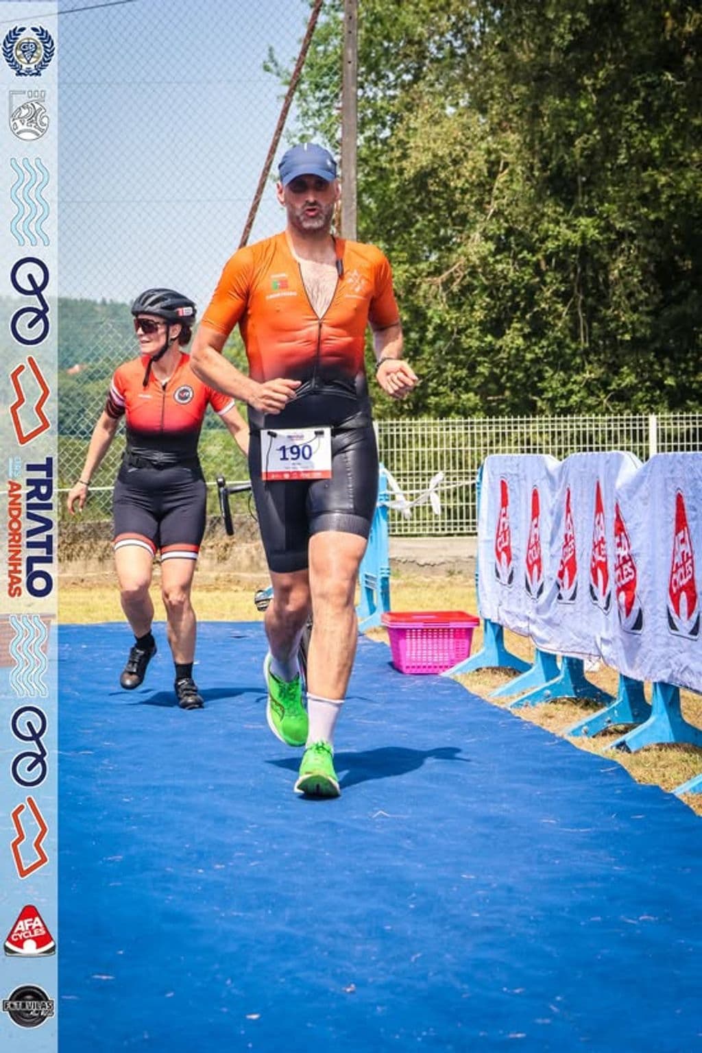 Atleta com o dorsal 190