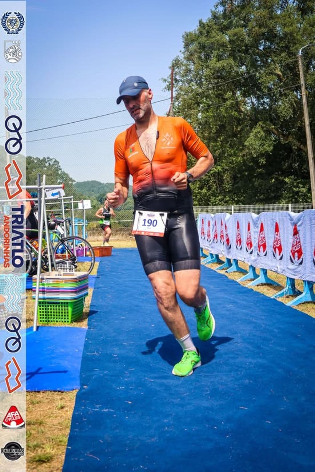Atleta com o dorsal 190