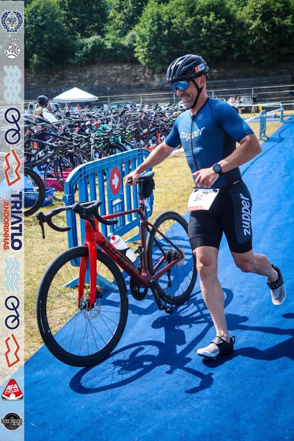 Atleta com o dorsal 349