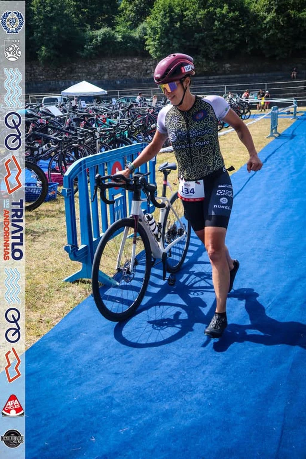 Atleta com o dorsal 134