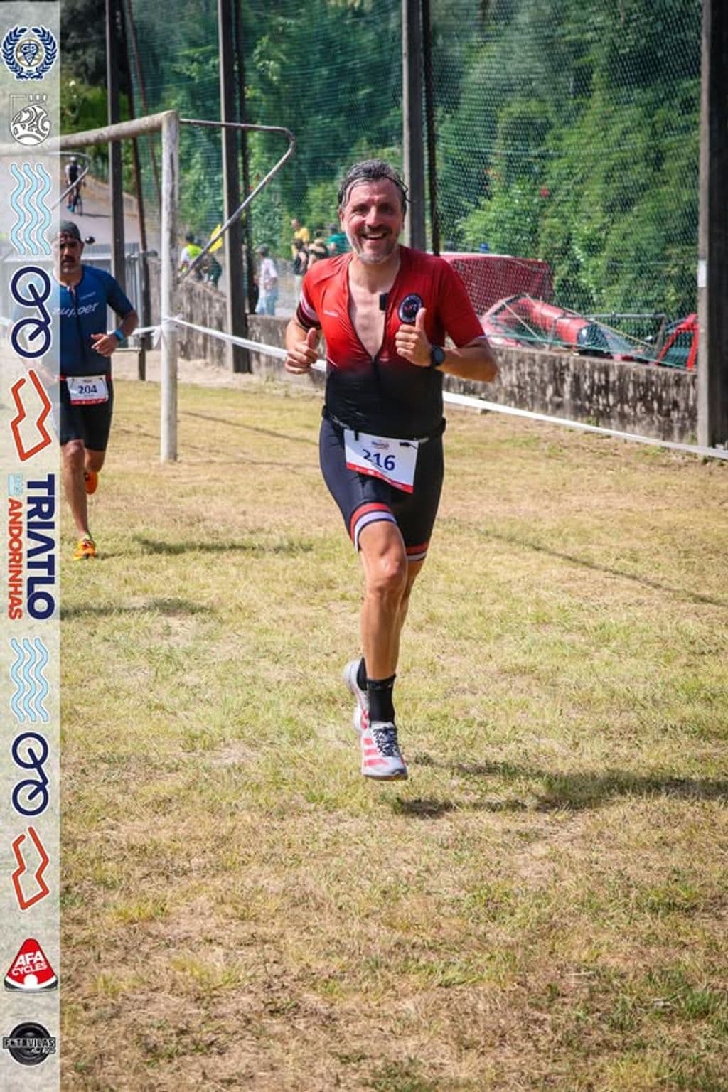 Atleta com o dorsal 216