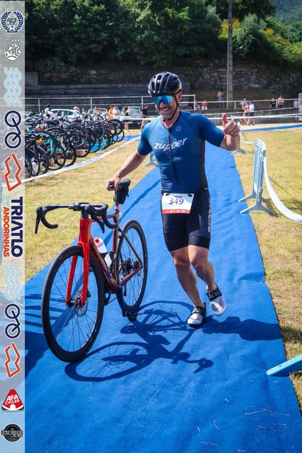 Atleta com o dorsal 349