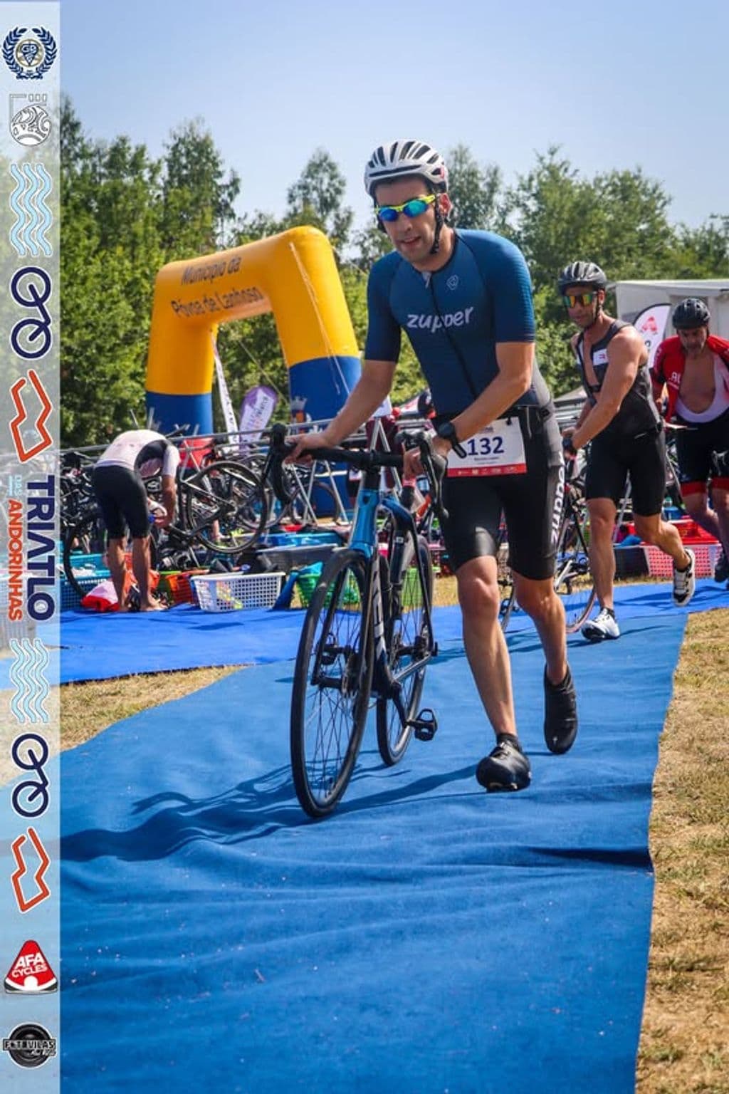 Atleta com o dorsal 132