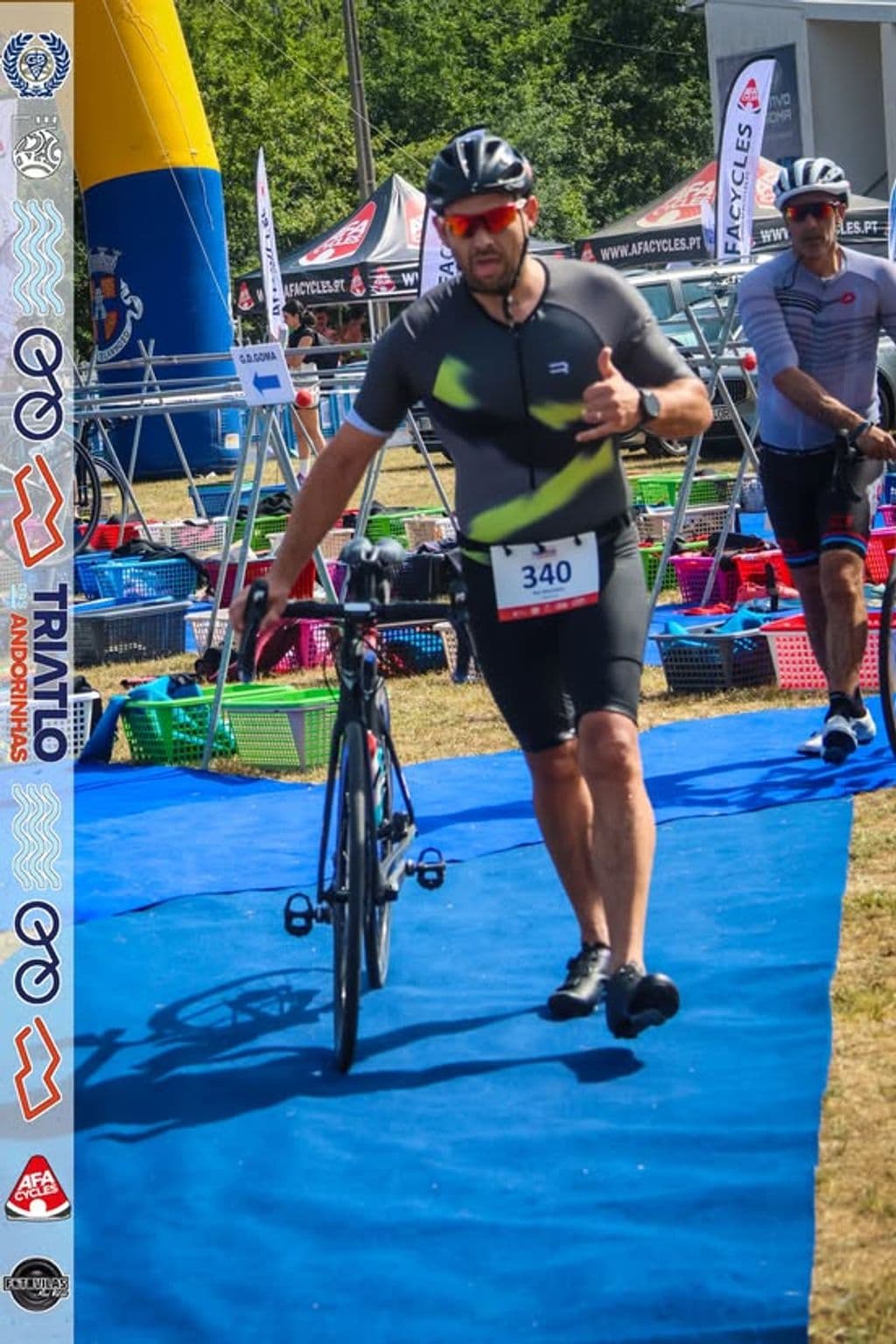 Atleta com o dorsal 340