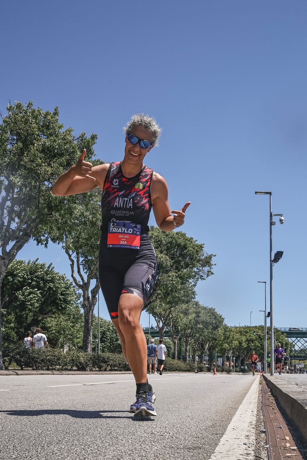 Atleta com o dorsal 264