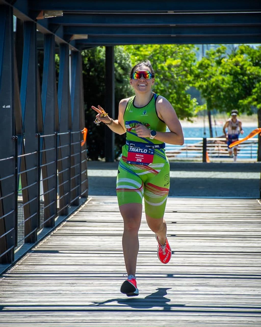 Atleta com o dorsal 298