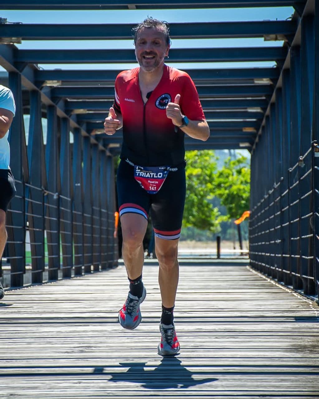 Atleta com o dorsal 141