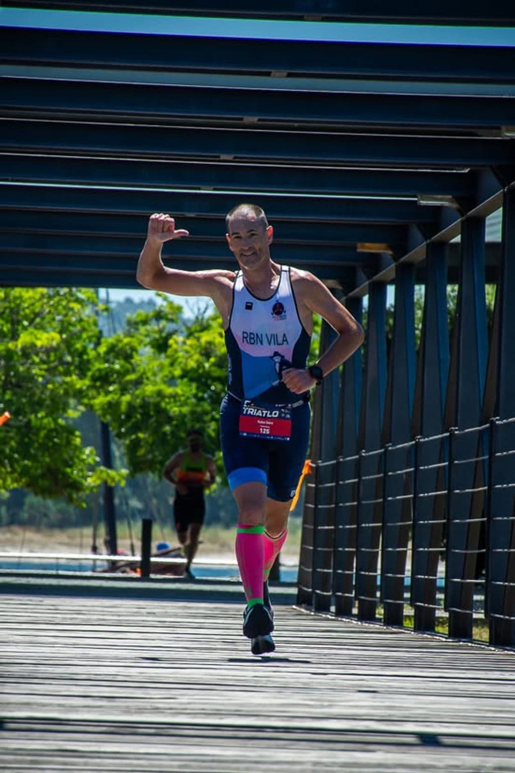Atleta com o dorsal 125