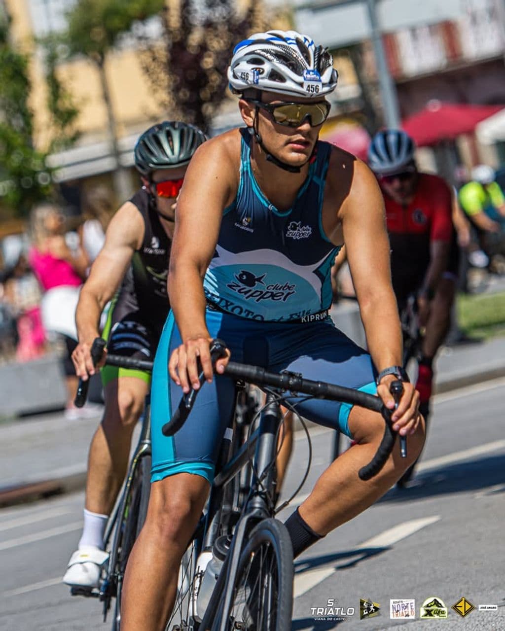 Atleta com o dorsal 456