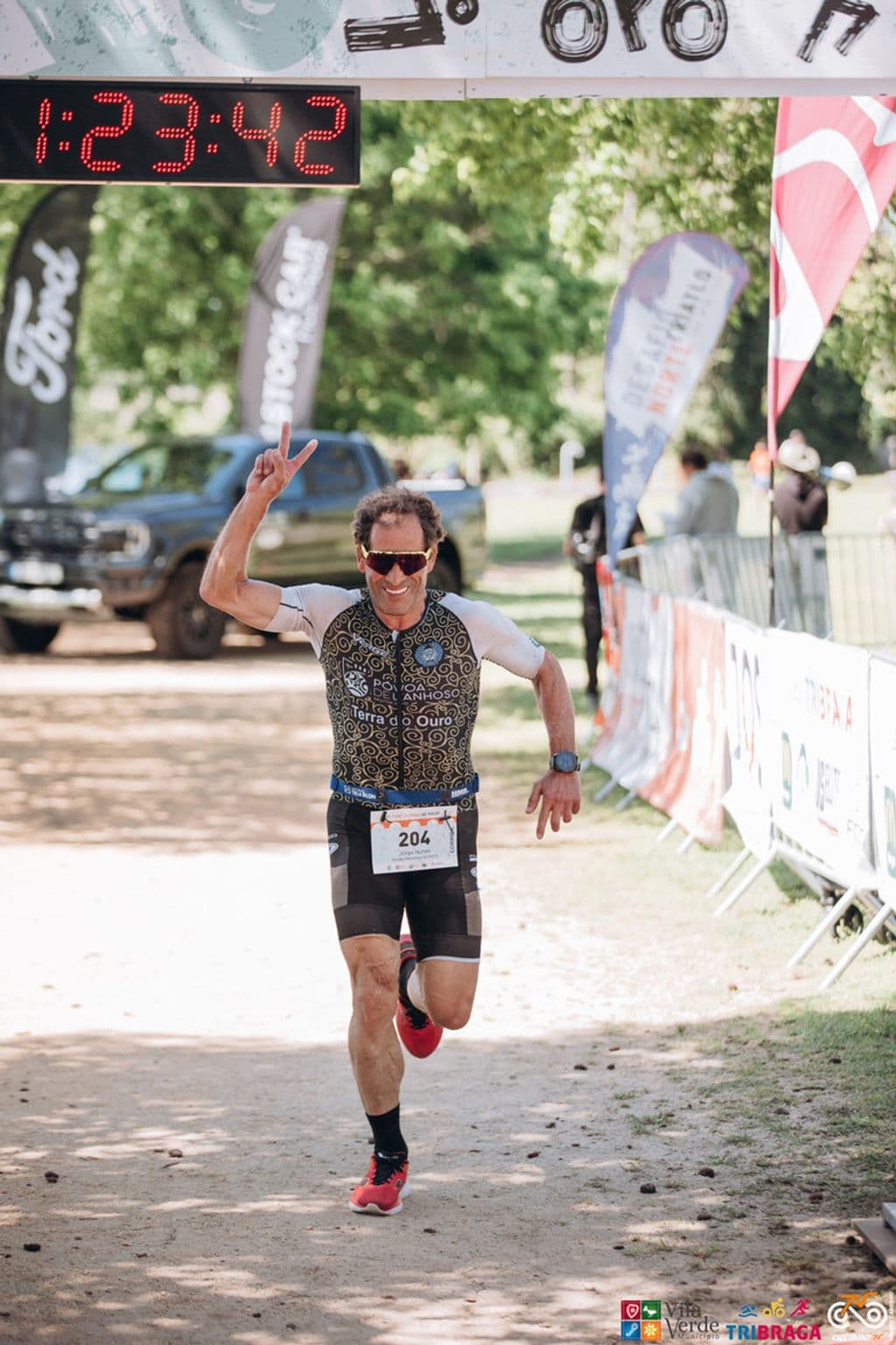 Atleta com o dorsal 204