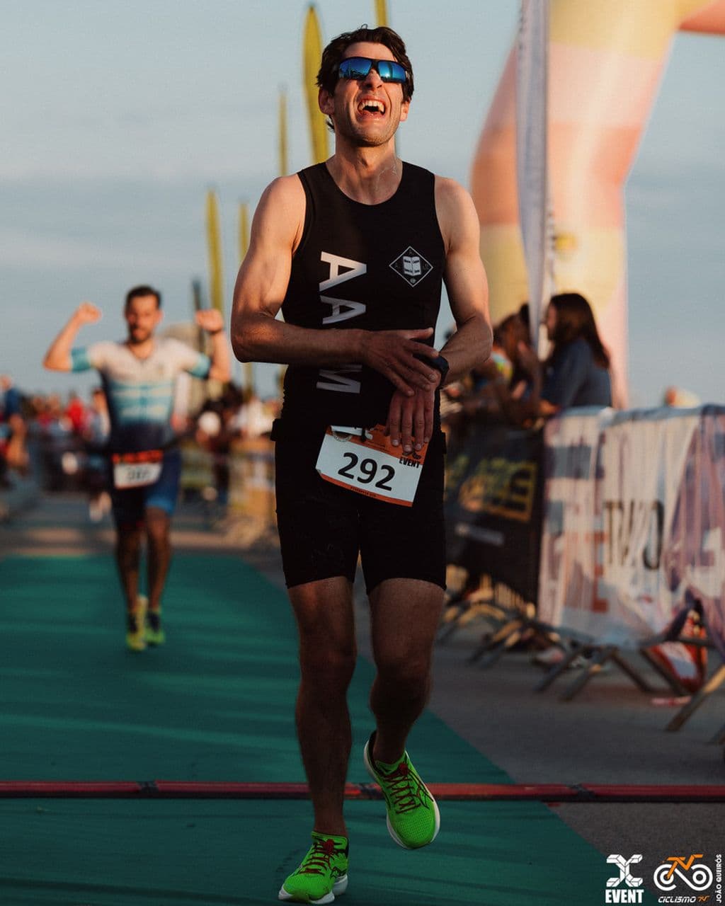 Atleta com o dorsal 292