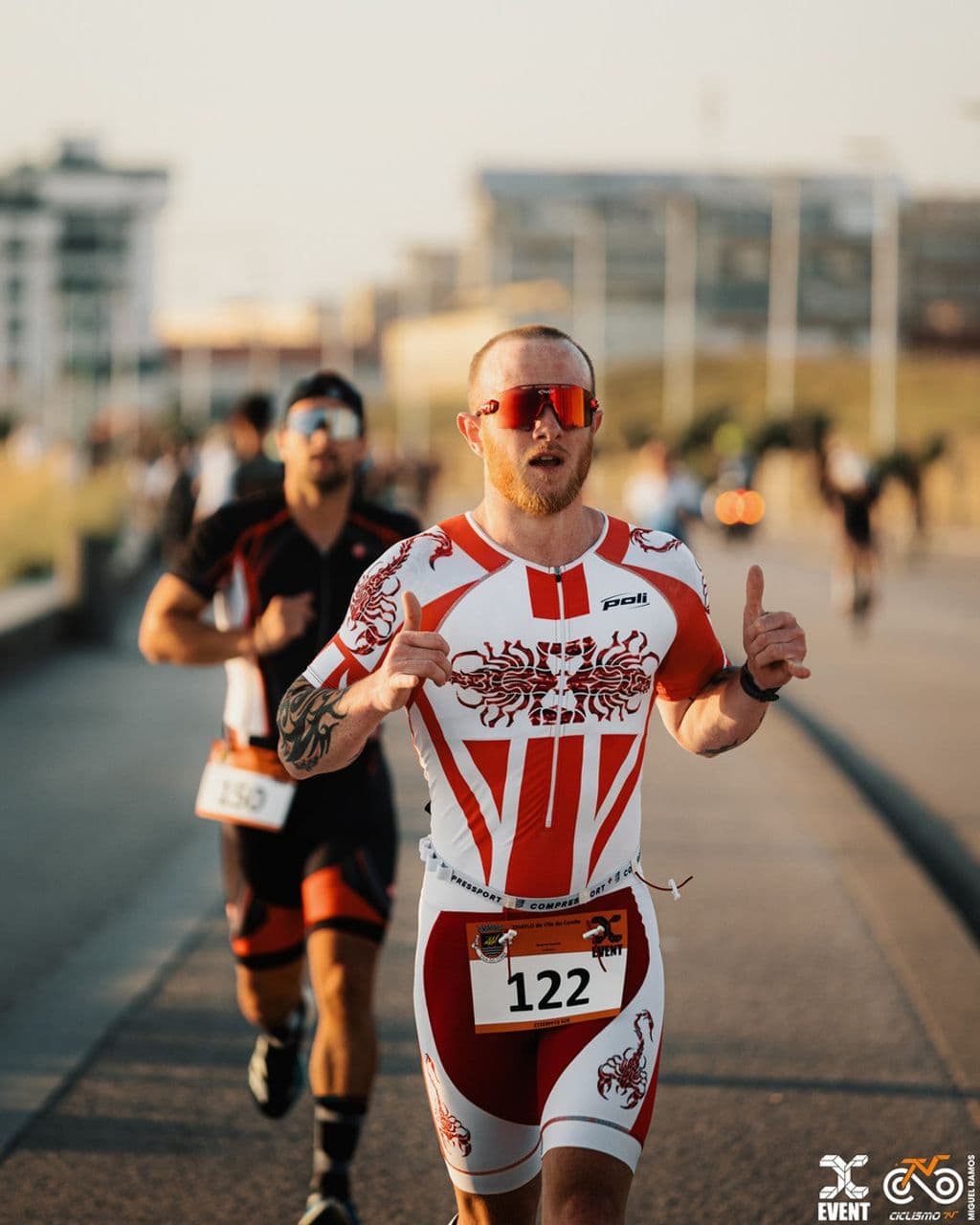Atleta com o dorsal 150