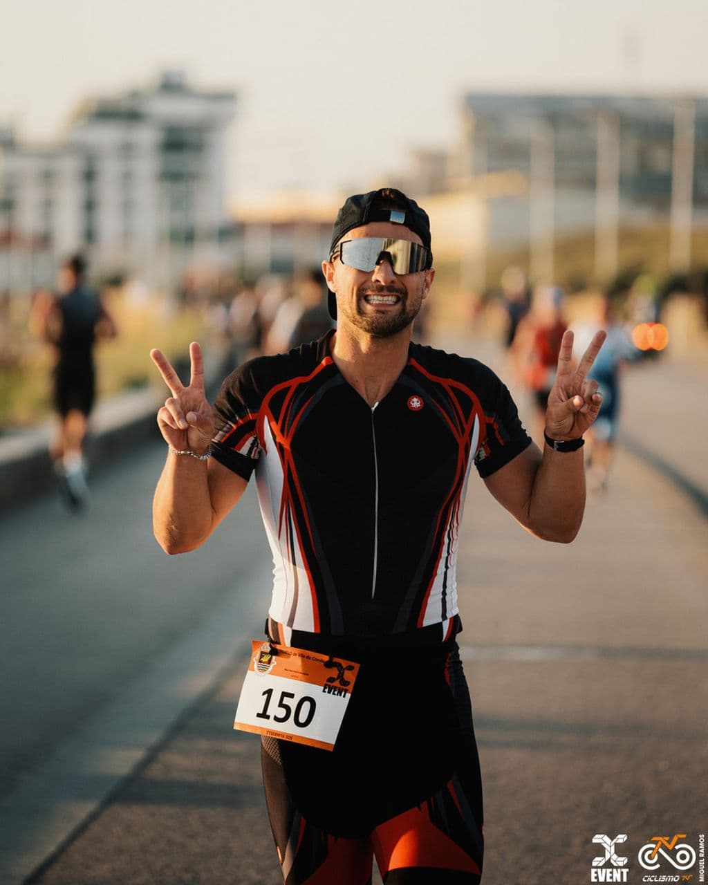 Atleta com o dorsal 150