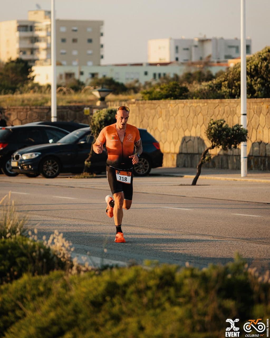 Atleta com o dorsal 218