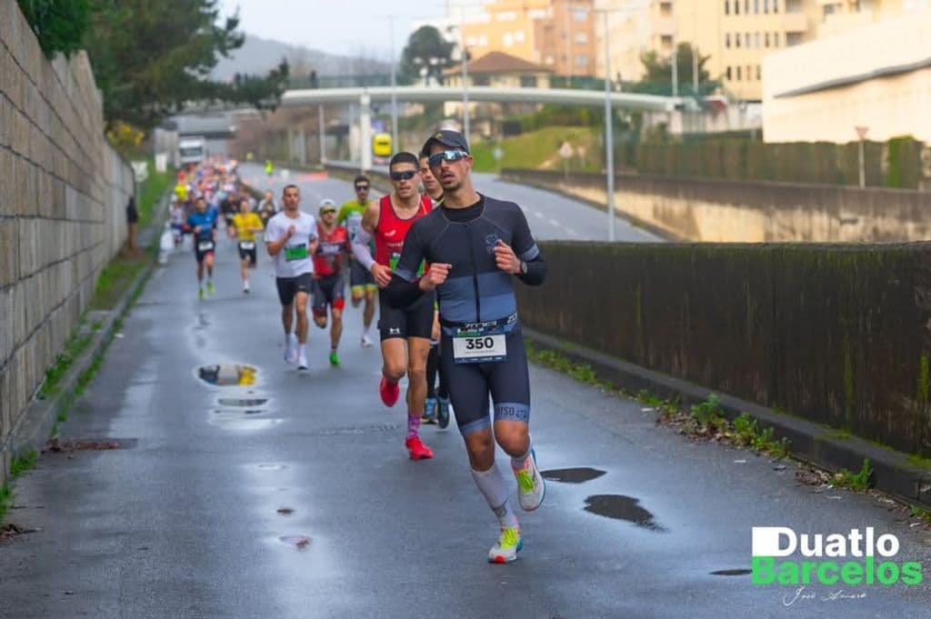 Atleta com o dorsal 350