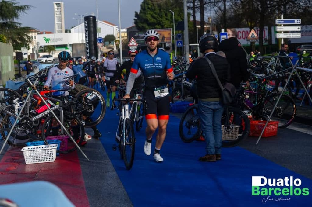 Atleta com o dorsal 132