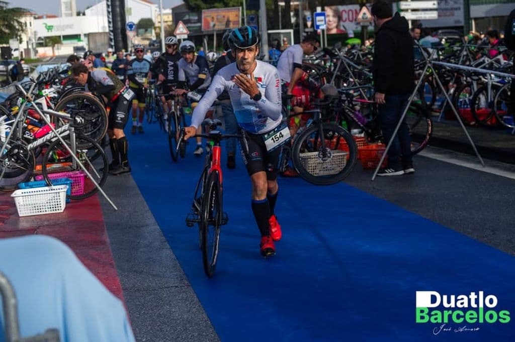 Atleta com o dorsal 154