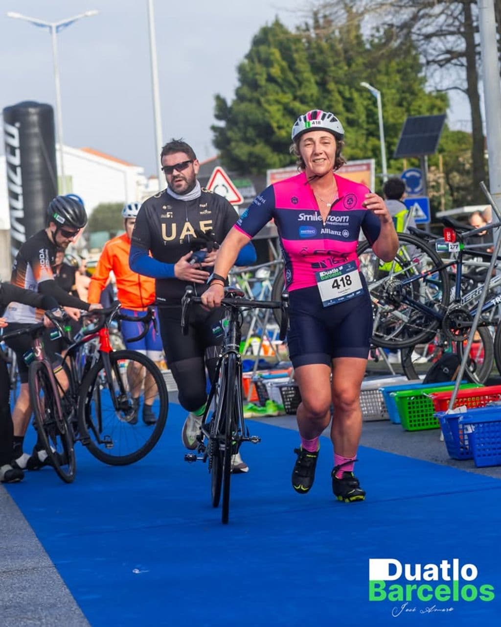Atleta com o dorsal 418