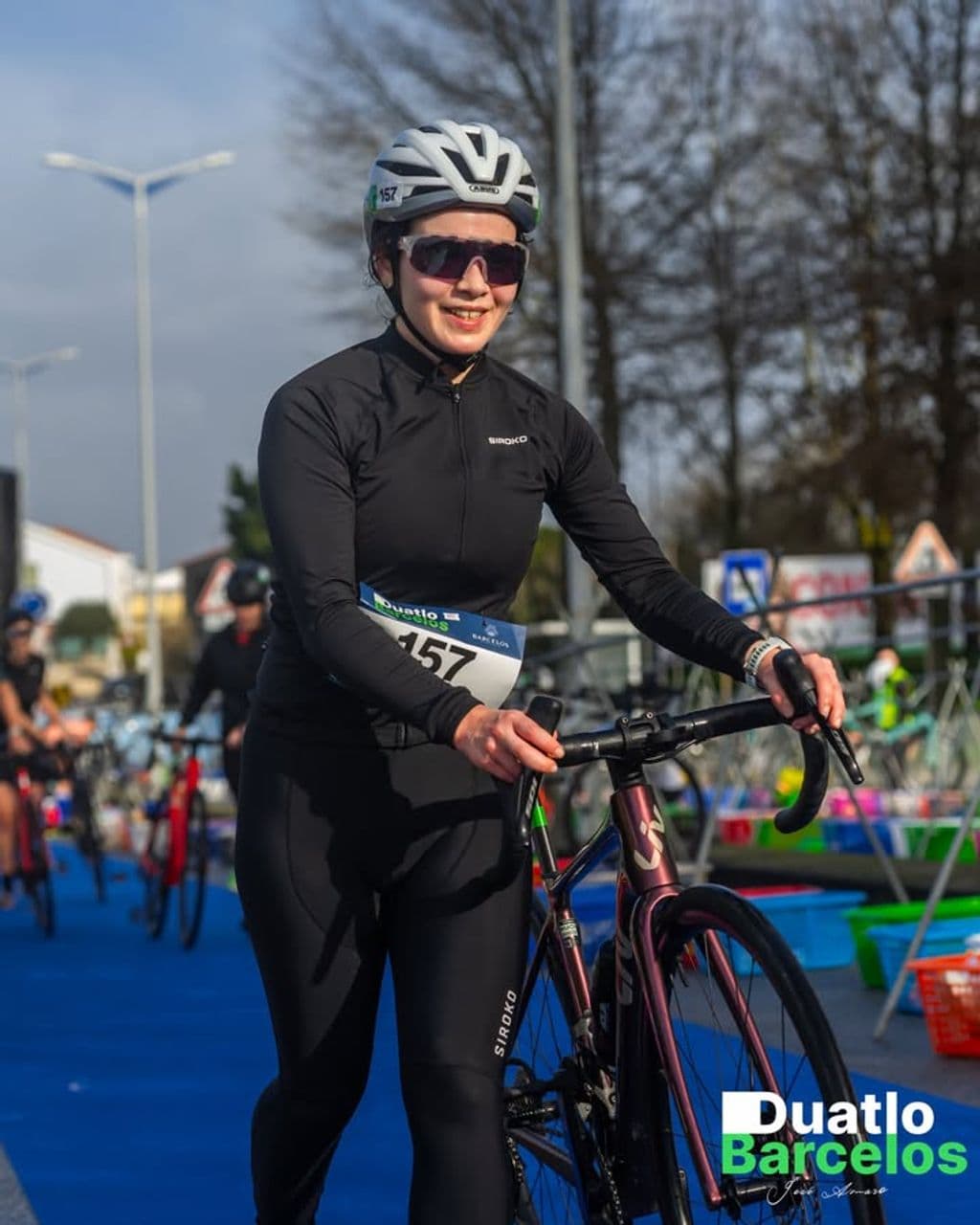 Atleta com o dorsal 157