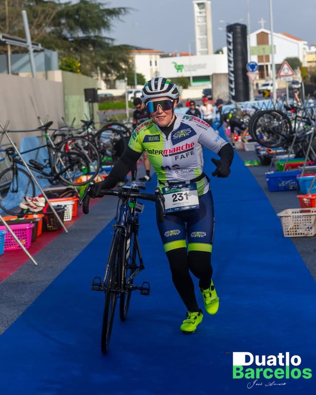Atleta com o dorsal 231